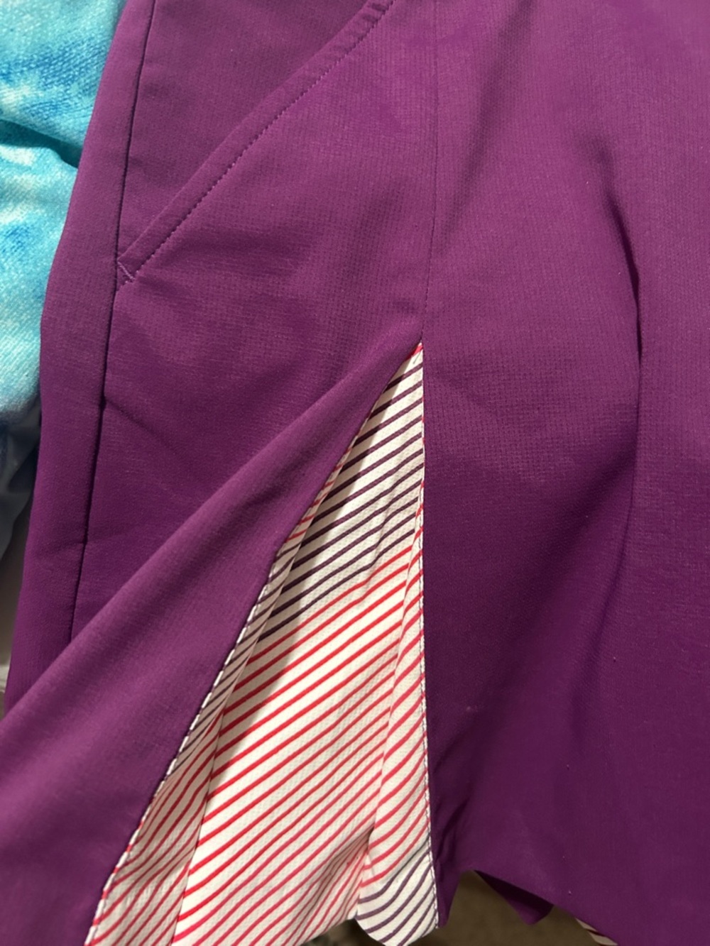 Puma Purple Skort with Dark Pink Accents - Picture 5 of 8